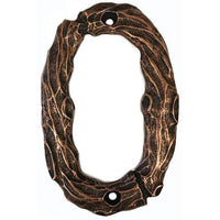 LHN0-AC Log House Number Zero, Antique Copper, 1 piece alt 0