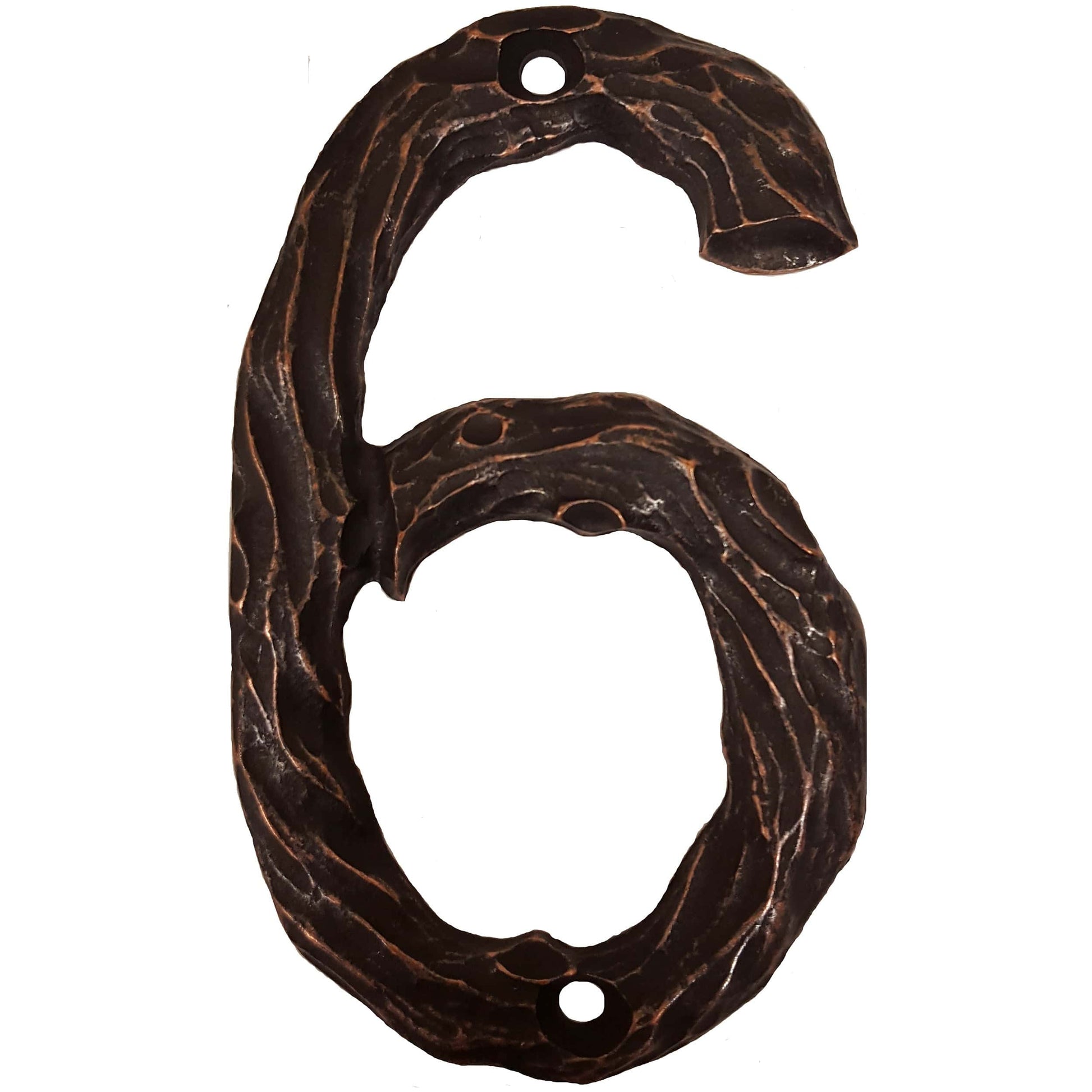LHN6-ORB Log House Number 6, Oil Rubbed Bronze, 1 piece alt 0