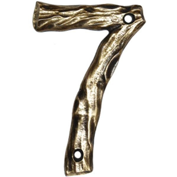 LHN7-N Log House Number 7, Nickel, 1 piece alt 0