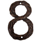 LHN8-ORB Log House Number 8, Oil Rubbed Bronze, 1 piece alt 0