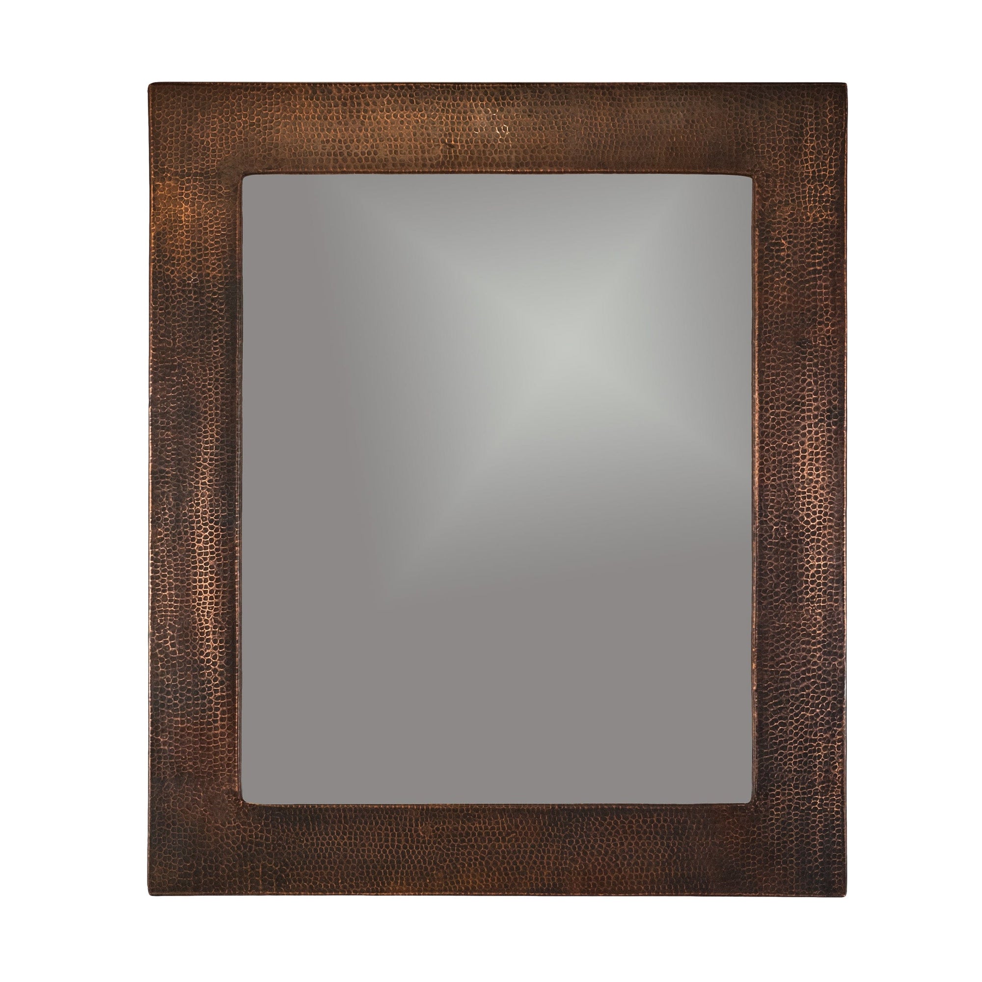 36" Hand Hammered Rectangle Mirror alt 0