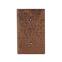 Hand Hammered Switchplate Cover, Two Hole alt 0