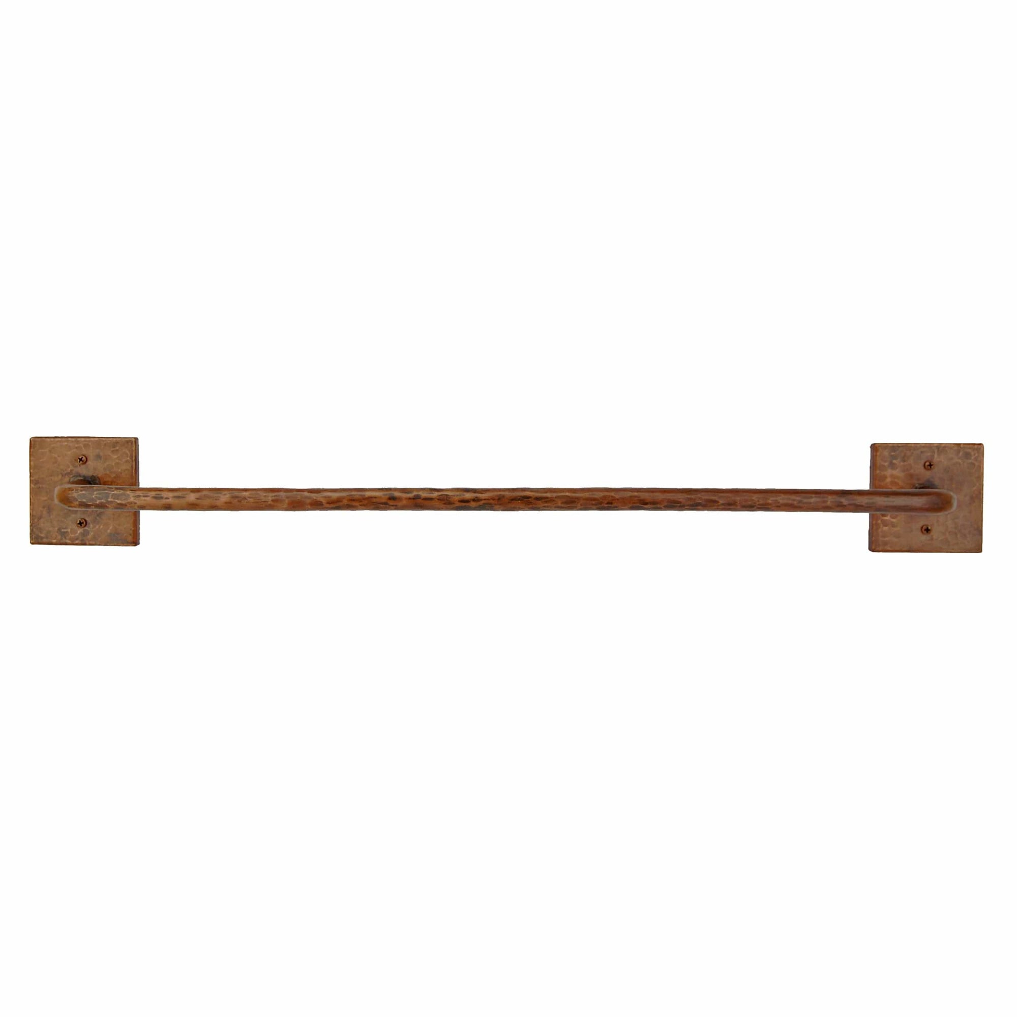 30" Hand Hammered Towel Bar alt 0