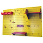 4' Metal Pegboard Standard Tool Storage Kit - Yellow Toolboard & Red Accessories alt 0