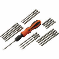 Screwdriver Set With Removable Bits with Comfort Grip Handles, 21pc alt 0