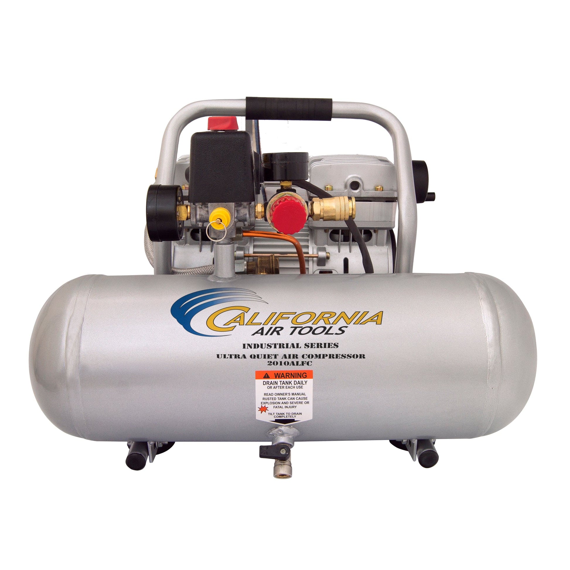 1HP 2 Gallon Oil-Free Aluminum Tank Air Compressor alt 0