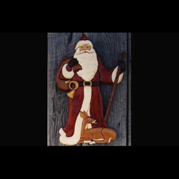 Father Christmas Intarsia Pattern alt 0