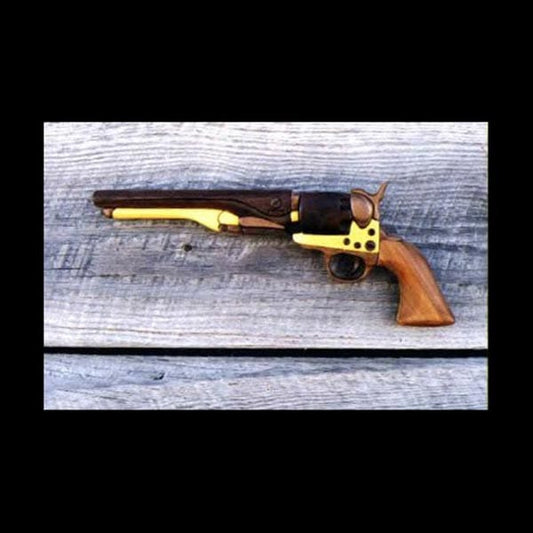 Navy Steel Revolver Intarsia Pattern alt 0