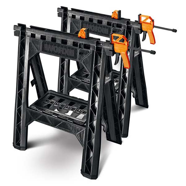Clamping Sawhorses with Bar Clamps alt 0