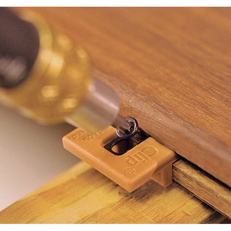 Extreme Ipe Clip Hidden Deck Fastener Kit, (1050 pcs), Brown alt 0