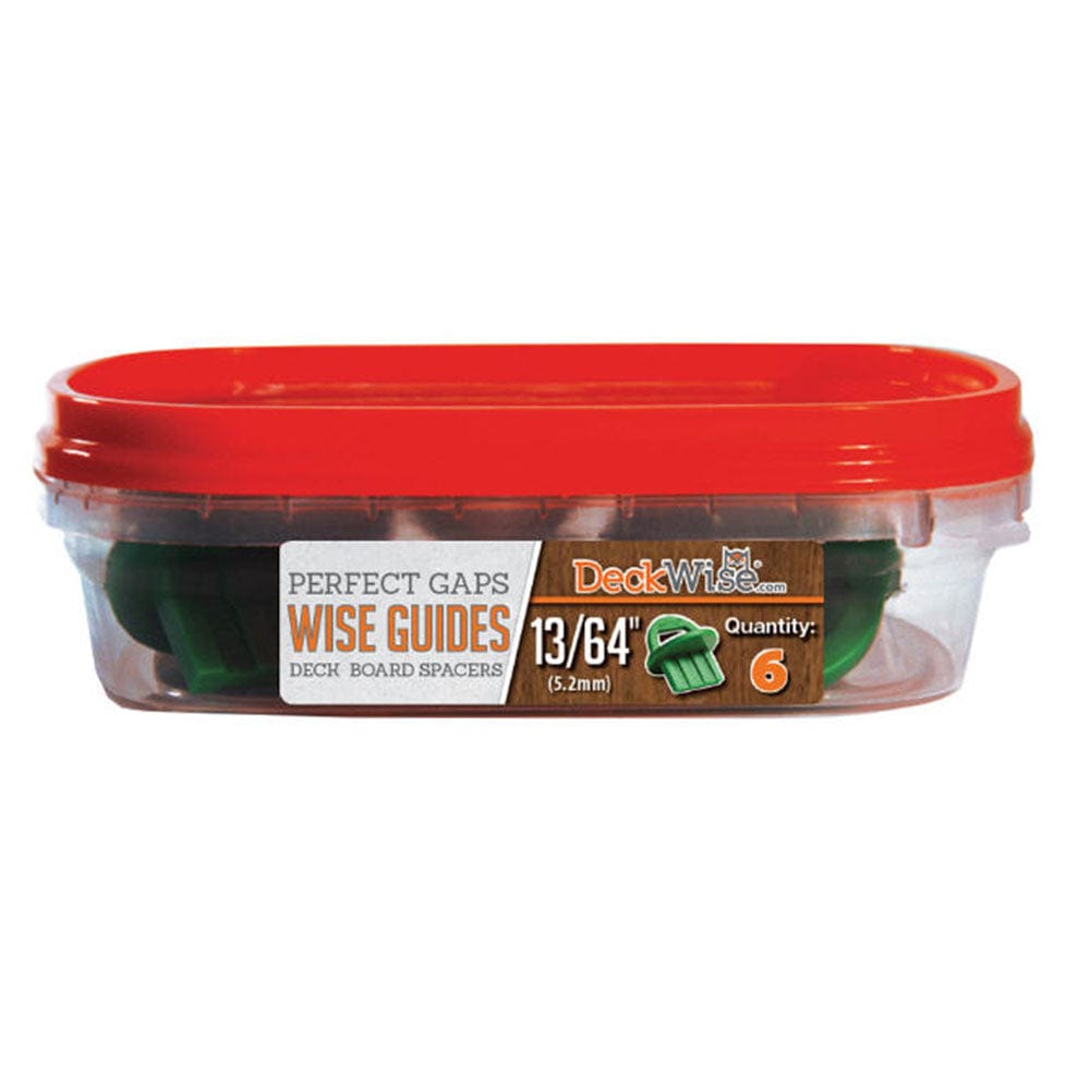 WiseGuides Decking Board Gap Spacers, 13/64 in., 6 pieces alt 0