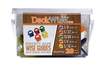 WiseGuides Decking Board Gap Spacers, Assorted, 20 pieces alt 0