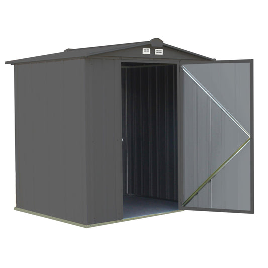 EZEE Shed, 6x5, Low Gable, 65 in walls, Charcoal Gray alt 0