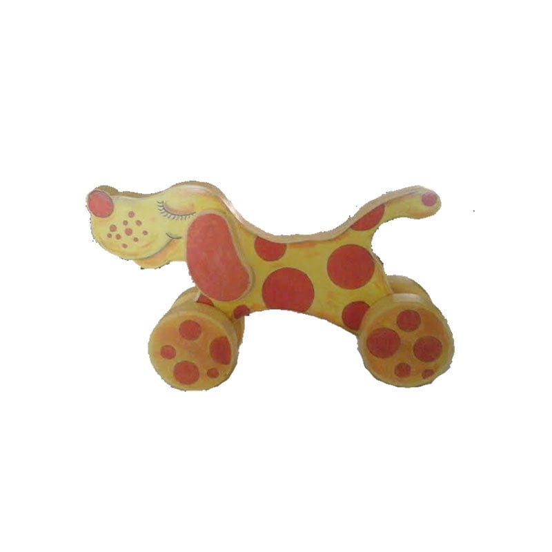 Spotted Dog with Pull Toy  Woodworking Pattern and Picture alt 0