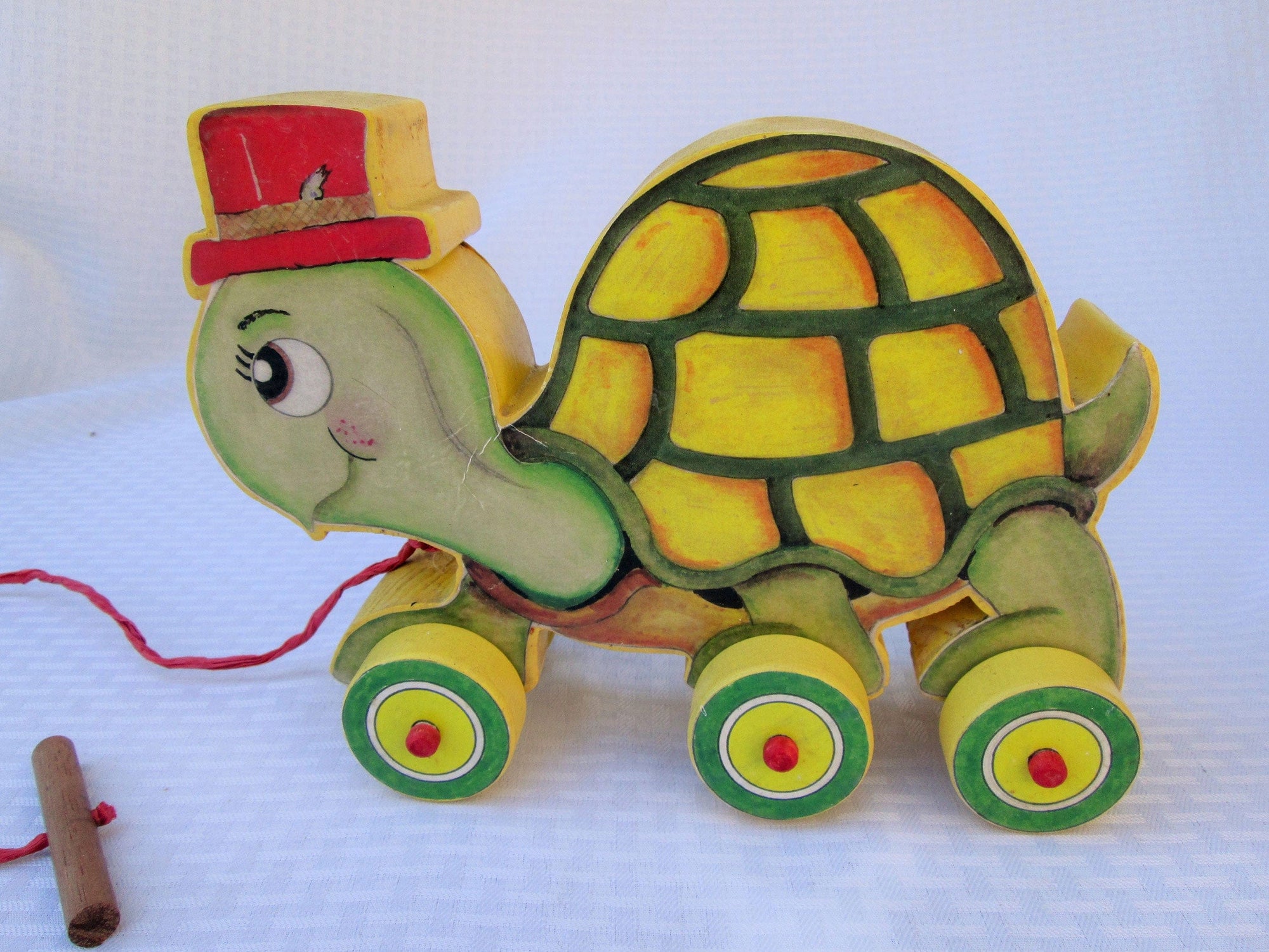 Turtle Pull Toy  Woodworking Pattern and PictureTURTLE PULL TOY alt 0