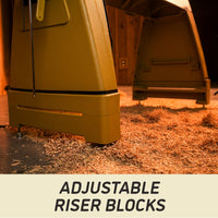 20" x 35" Woodworking Lathe with 6" Risers - 2 HP 1 Ph 220V - 3520C