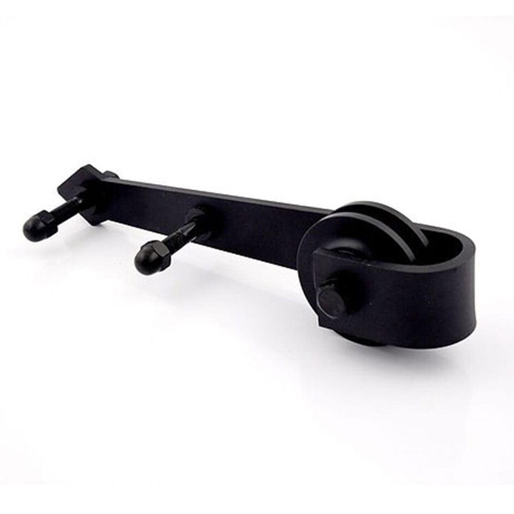 Barn Door Hardware Black Bent Arrow 6'6" Rail alt 0