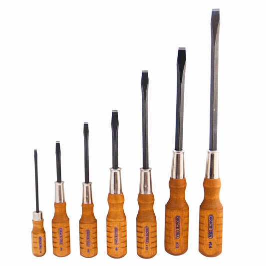 7 Piece Wood Screw Screwdriver Set alt 0