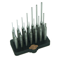 21 Piece Steel Punch Set w/Bench Block alt 0