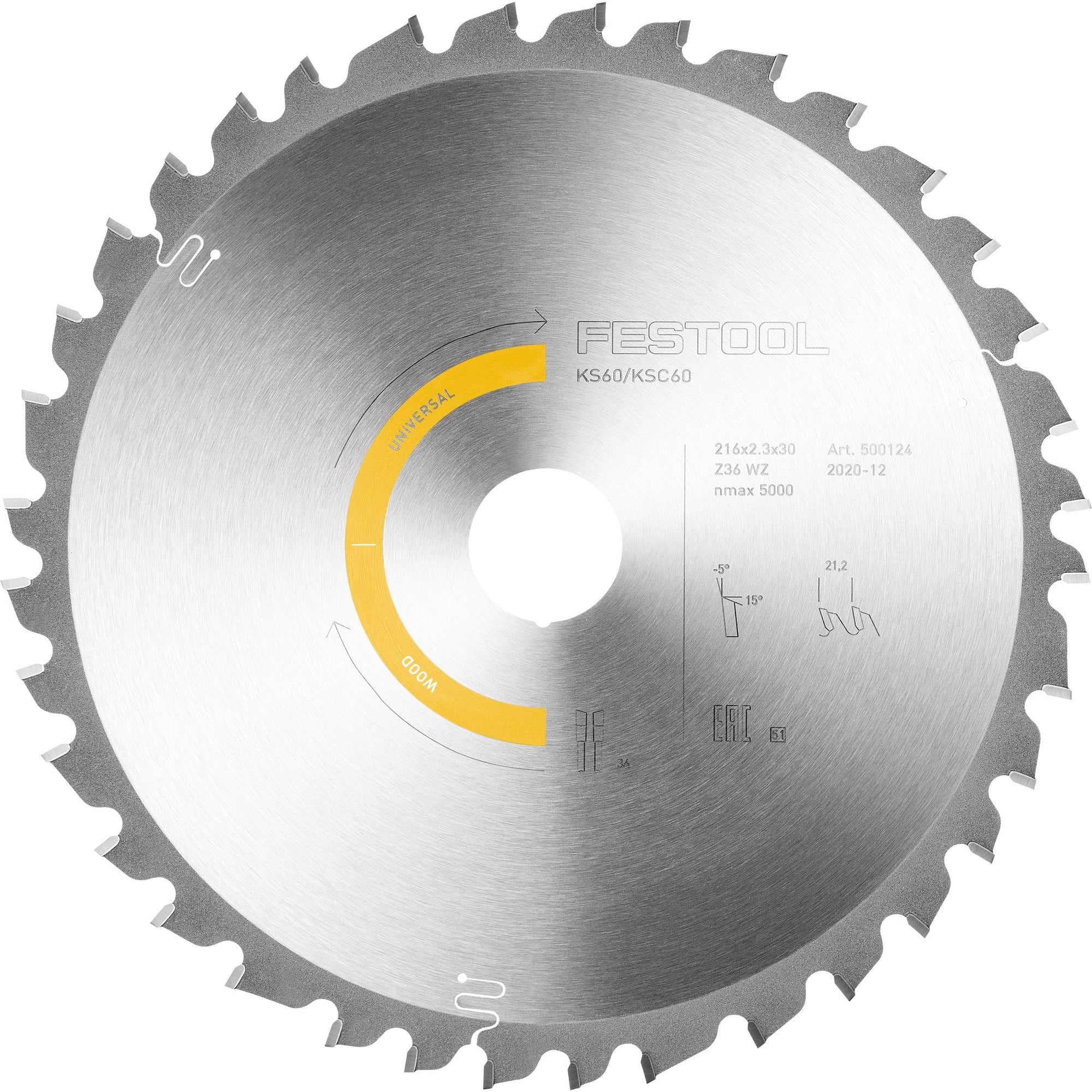 Wood Universal Saw Blade - 8-1/2" x 36 Tooth - ATB alt 0