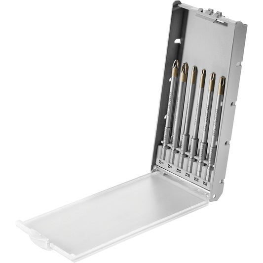 4" Centrotec Driver Bit Cassette, BKS SYS3 100 mm CE F - 6 Piece alt 0