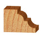 3234 Classical Pattern Router Bit 1/4" SH 3/16" R 1-1/2" D X 5/8" CL X 2-1/4" OL alt 0