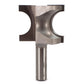 1434 Half Round (Bull Nose) Router Bit 1/2" SH 1/2" R X 1" Co X 1-1/2" CL 1-15/16" D alt 0