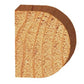 1434 Half Round (Bull Nose) Router Bit 1/2" SH 1/2" R X 1" Co X 1-1/2" CL 1-15/16" D alt 0