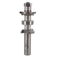 Double Roundover Bit 1/8" R 1-1/8" LD 1/2" SH 3-3/4" OL 2 FL alt 0