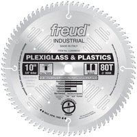 LU94M010 Circular Saw Plastic Saw Blade 10" x 5/8" Bore x 80 Tooth TCG alt 0