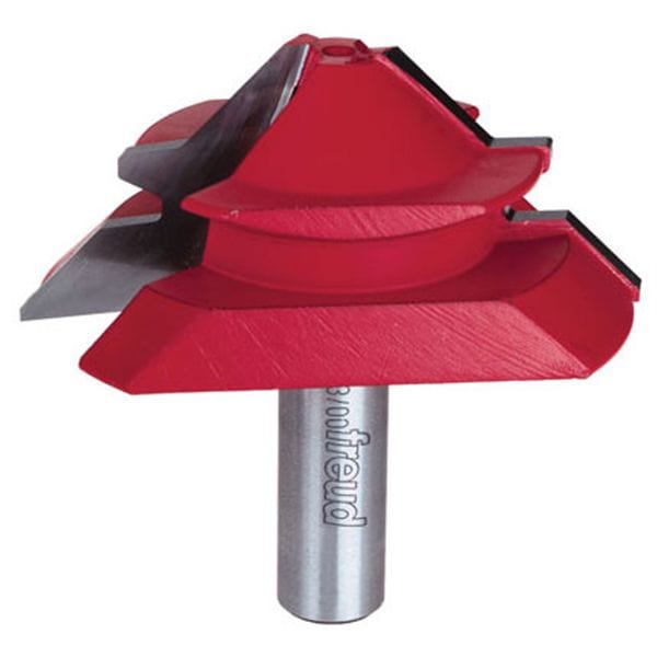 99-035 Lock Miter Router Bit 1/2" Shank 45 Degrees 7/8" CL alt 0