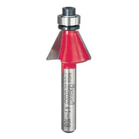 41-108 Bevel Trim Router Bit 1/4" SH 25/32" D 29/64" CL 25 Degrees alt 0