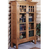 Woodworking Project Paper Plan to Build Arts and Crafts Bookcase Plan alt 0