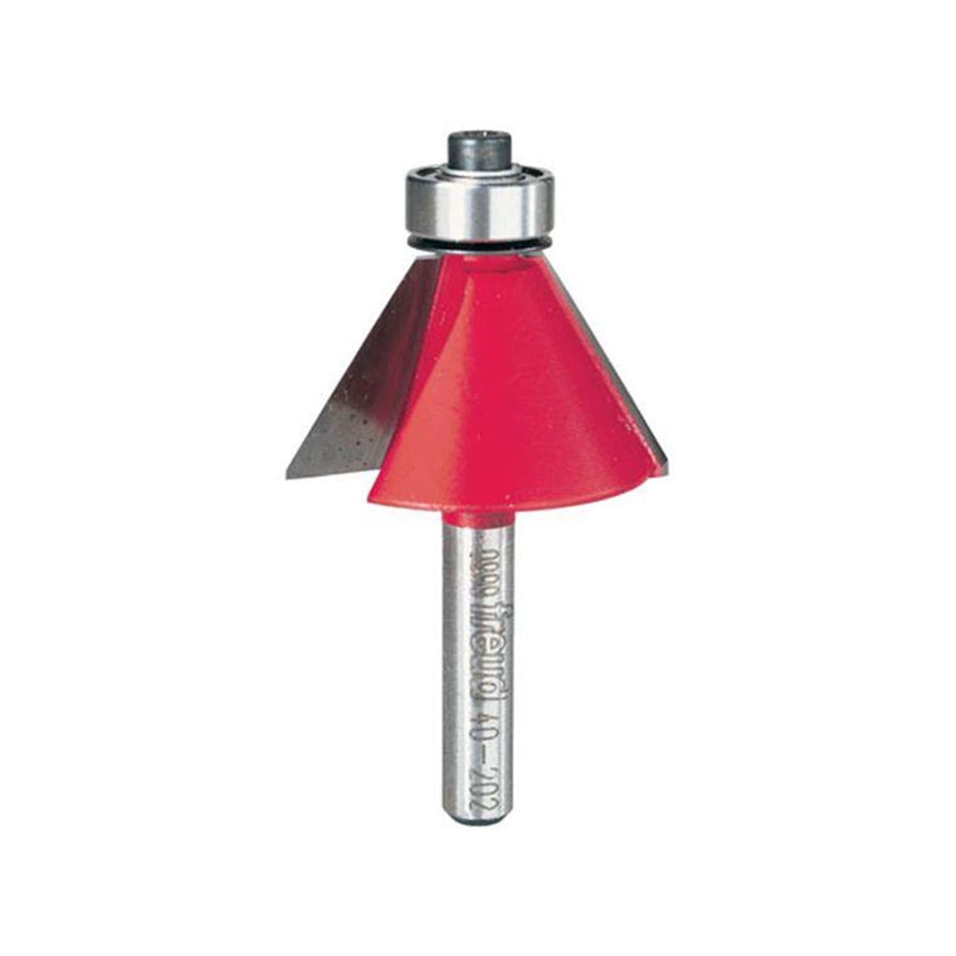 40-202 Chamfer Router Bit 30 Degree 1-3/4"CL 1/4"SH alt 0