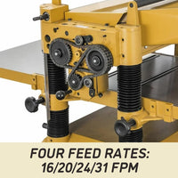 20" Planer - 5 HP 1 Ph 230V - Helical Cutterhead - 209HH