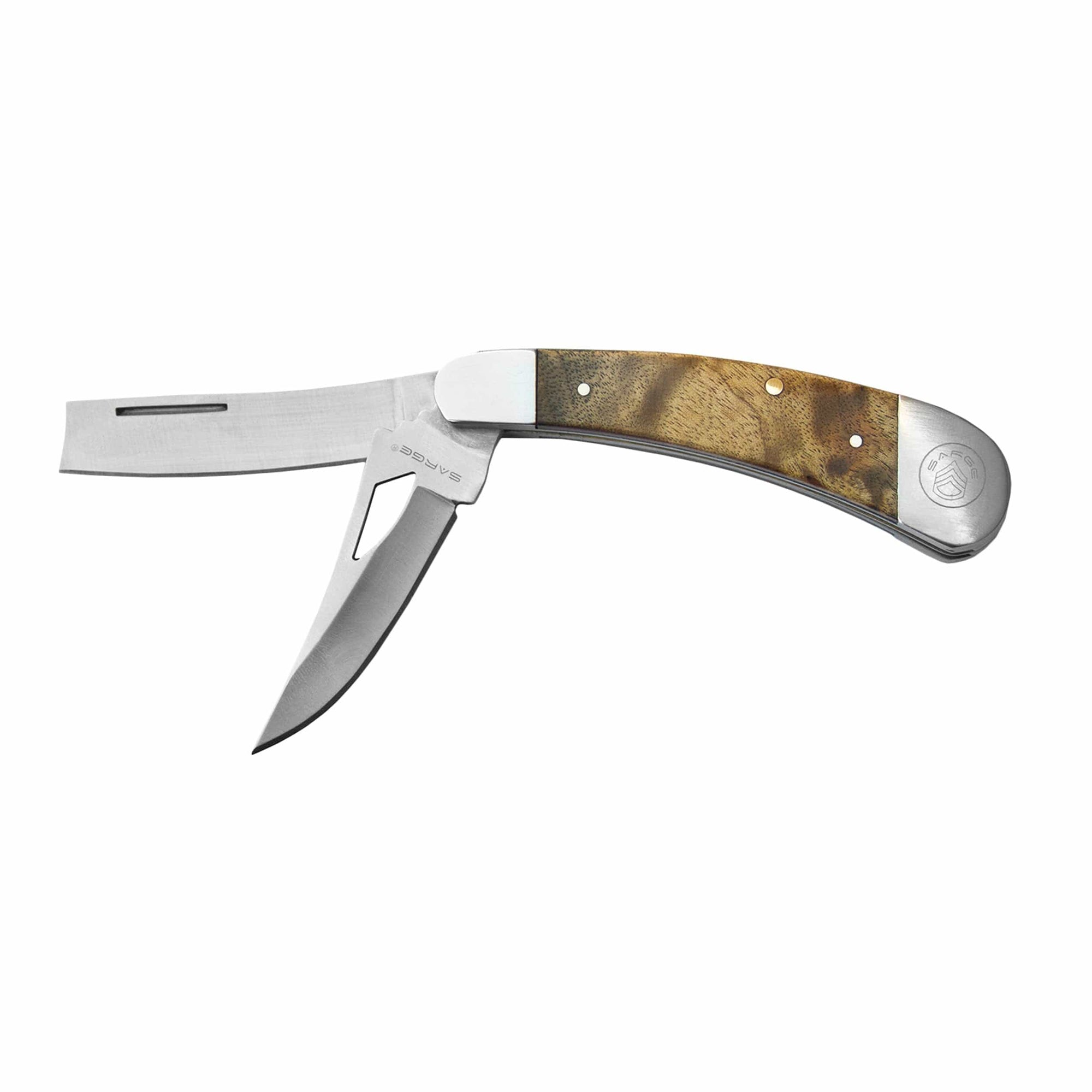 Razor XL - 2 Blade Razor Pocket Knife, Stainles Steel 2" Blades alt 0
