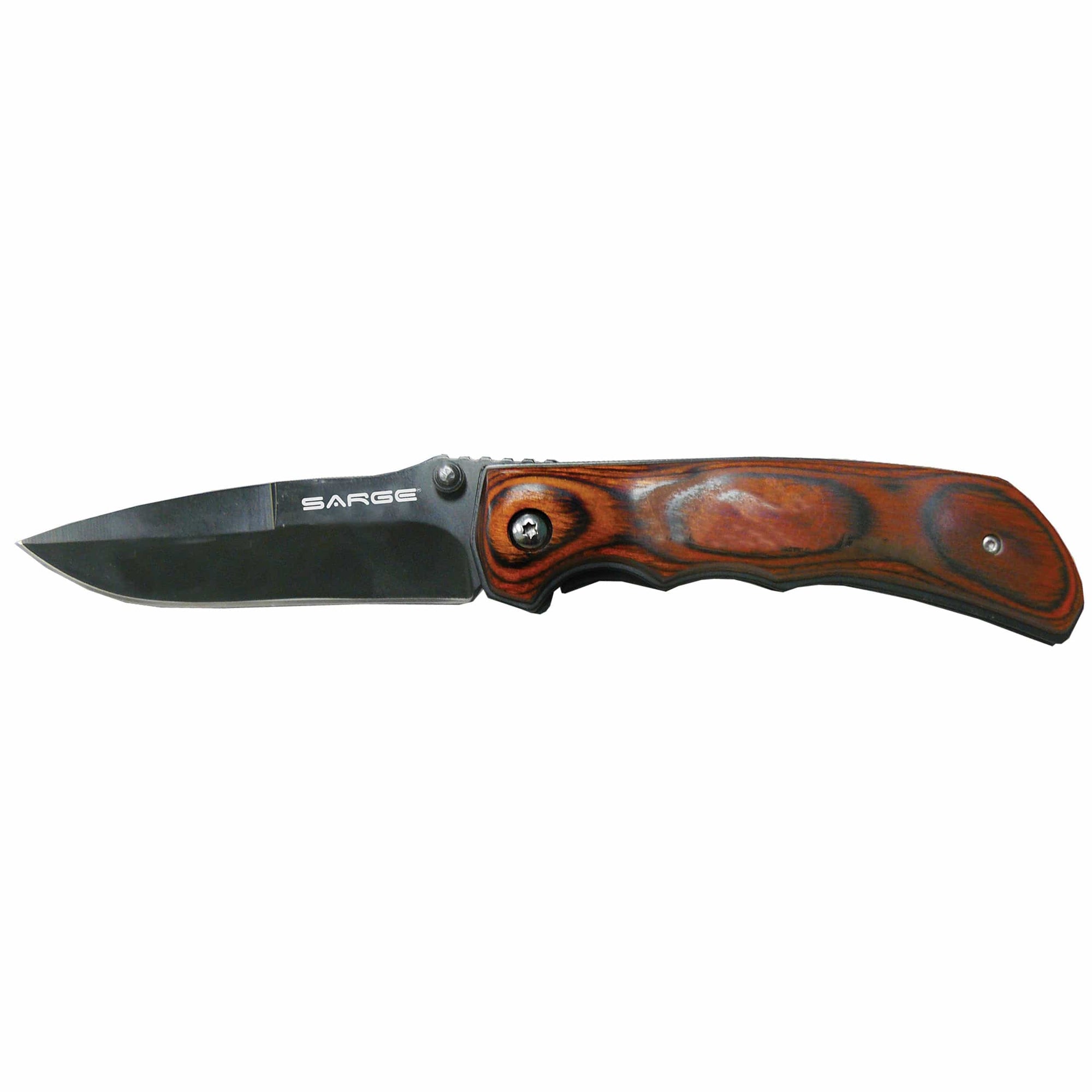 Trigger - Rosewood Folder Knife, Stainless Steel 3-1/2" Blade alt 0