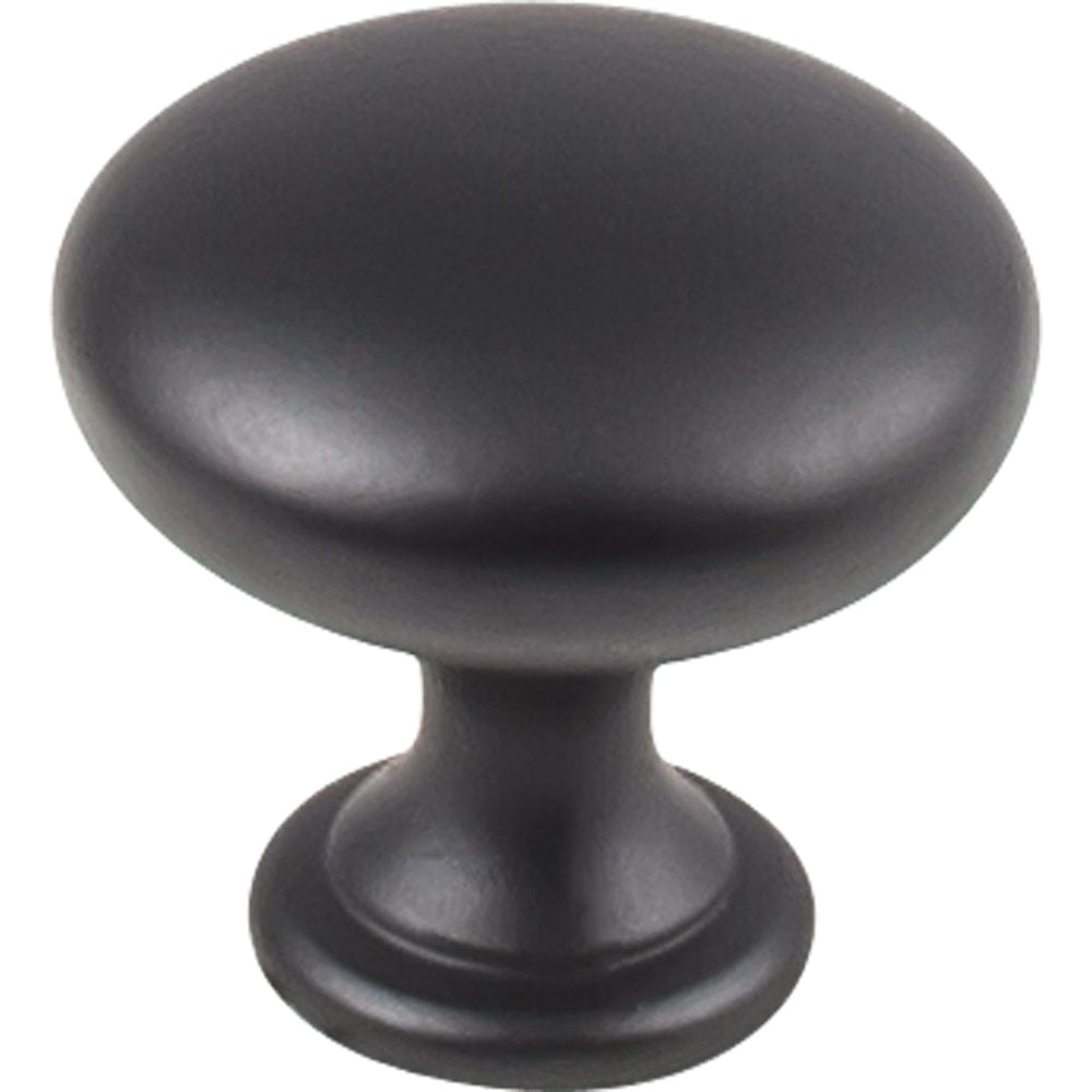 Madison Knob, 1-3/16" Dia.,  Matt Black/Black alt 0