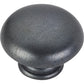 Gatsby Knob, 1-3/16" Dia.,  Gun Metal alt 0