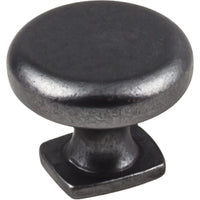Belcastel 1 Knob, 1-3/8" Dia.,  Gun Metal alt 0