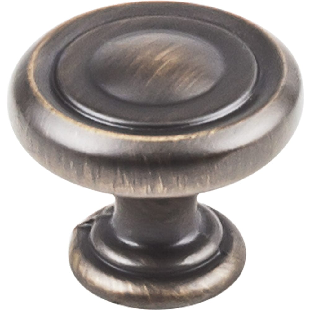 Bremen 1 Knob, 1-1/4" Dia.,  Antique Brushed Satin Brass alt 0