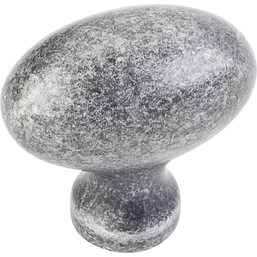 Lyon Knob, 1-9/16" O.L., Distressed Antique Silver alt 0