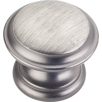 Cordova Knob, 1-3/8" Dia.,  Brushed Pewter alt 0