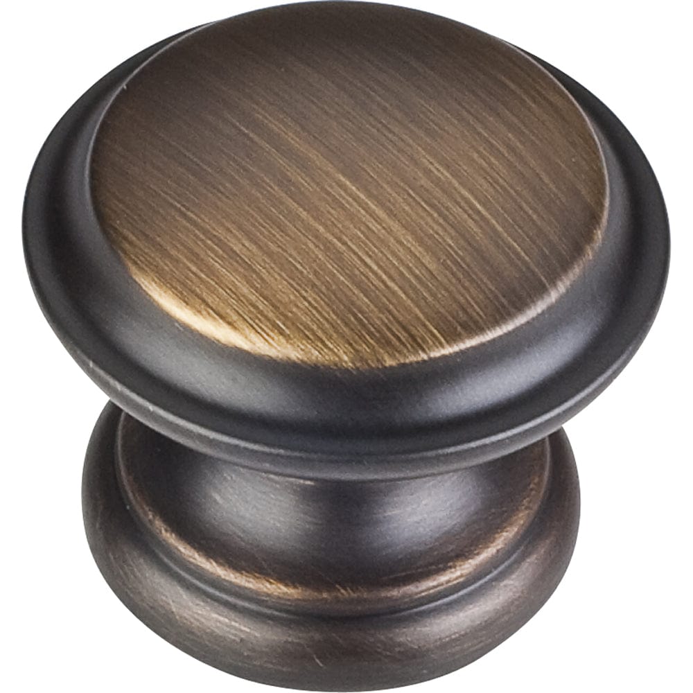 Cordova Knob, 1-3/8" Dia.,  Antique Brushed Satin Brass alt 0