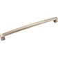 Milan 1 Appliance Handle, 12" C/C, Brushed Antique Brass alt 0