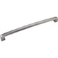 Milan 1 Appliance Handle, 12" C/C, Brushed Pewter alt 0