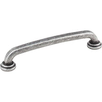 Bremen 1 Pull, 128 mm C/C, Distressed Antique Silver alt 0