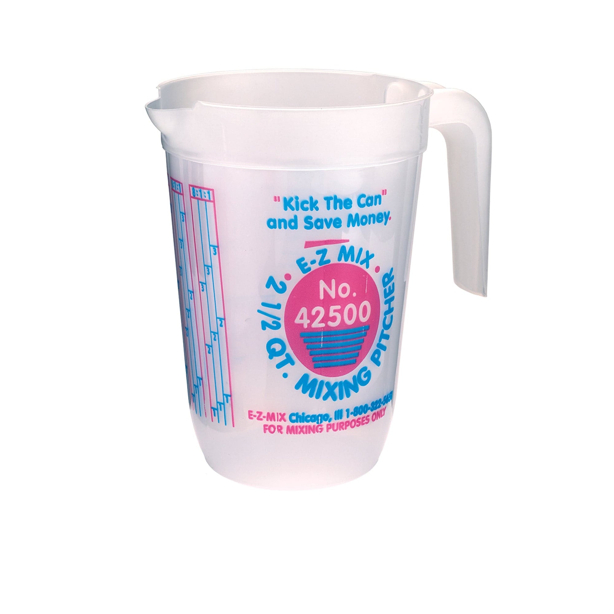 Mixing Pitcher Graduated 2-1/2 Quart alt 0