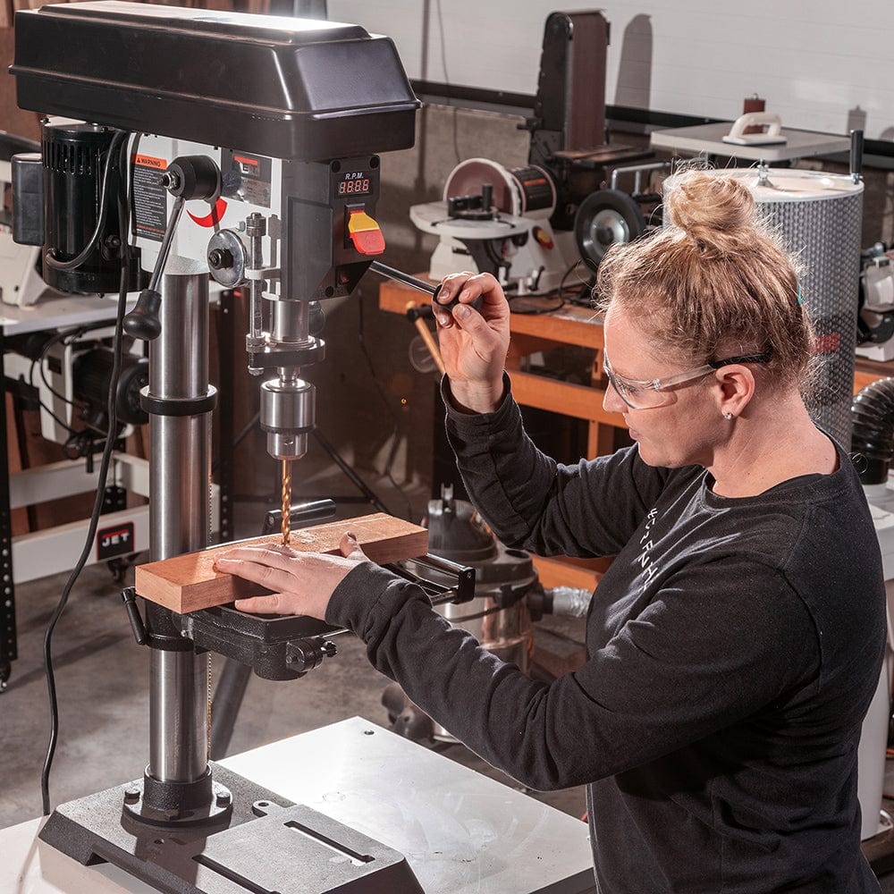 12" Benchtop Drill Press - 1/2 HP 1 Ph 115V - JWDP-12