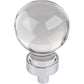 Harlow Small Sphere Glass Knob, 1-1/16" Dia Polished Chrome alt 0